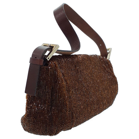 Fendi Handbags - Fendi Bag Bucket Beaded Semi Shoulder Mamma